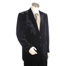 Canto Men's 3 Piece Designer Fashion Suit - Fancy Pattern