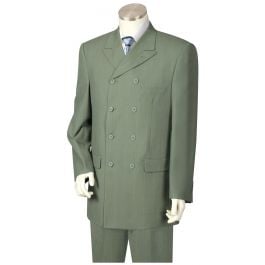 Canto Men's 3 Piece Double Breasted Fashion Suit - 8 Button