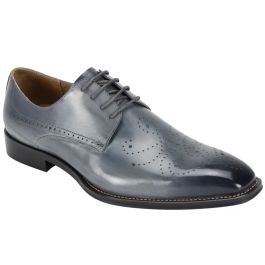 Giovanni Men's Outlet Leather Dress Shoe - Perforated Pattern