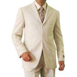Tazio Men's 2 Piece Discount Suit - Non Vented 3 Button Jacket