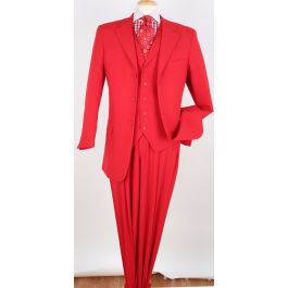 Royal Diamond Men's 3pc Discount Fashion Suit - Solid Color