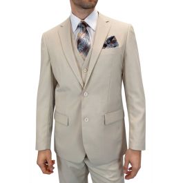 Statement Men's 100% Wool 3 Piece Suit - Bold Colors