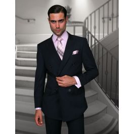 Statement Men's 2 Piece 100% Wool Fashion Suit - Bold Color