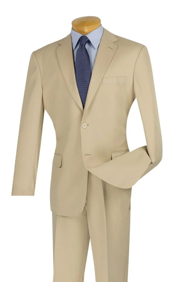 SMB Couture Men's 2 Piece Executive Suit - Solid Colors