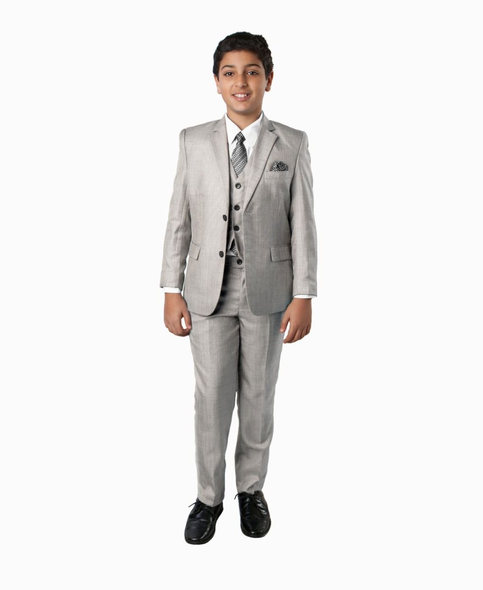 Tazio Boy's 5 Piece Suit with Shirt & Tie - Classic Executive