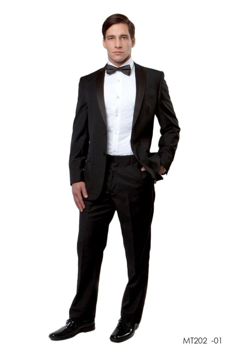 Bryan Michaels Men's 2pc Tuxedo - Satin Notch Lapel