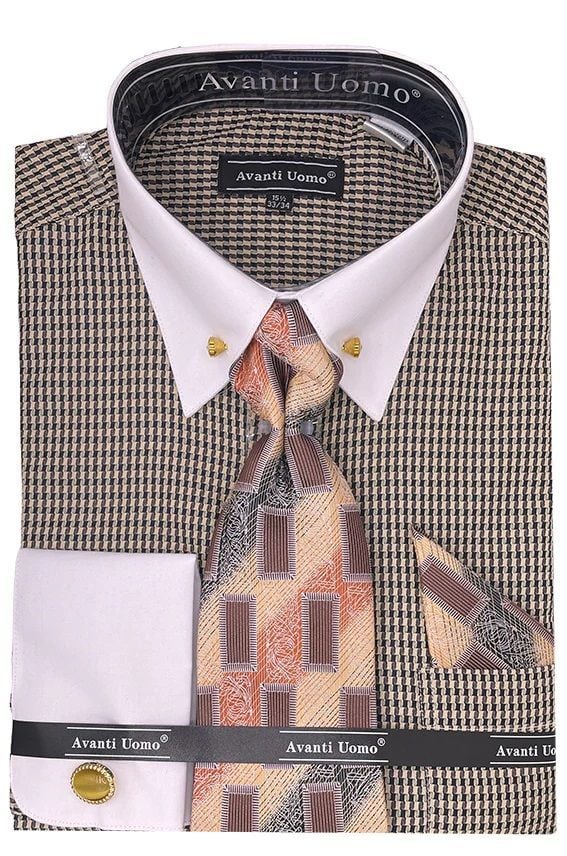 Mens french cuff dress shirts discount online