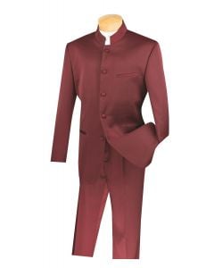 CCO Men's 2 Piece Nehru Outlet Suit - 5 Button Fashion Style