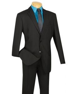 CCO Men's 2 Piece Poplin Outlet Suit - Slim Fit