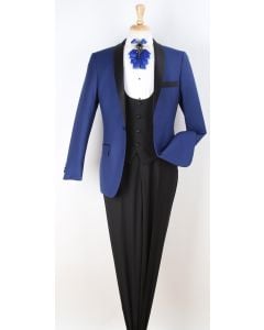 Royal Diamond Men's Outlet 3pc Fashion Tuxedo - Accented Jacket