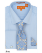 Karl Knox Men's French Cuff Shirt Set - Mandala Design Style
