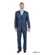 Tazio Men's 3 Piece Sharkskin Suit - Textured Solid