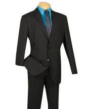 CCO Men's 2 Piece Poplin Outlet Suit - Slim Fit